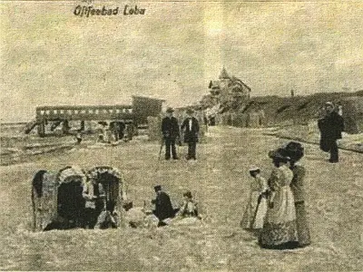 Łebskie plaże od zawsze były piękne